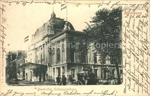 Hamburg Deutsches Schauspielhaus Kat. Hamburg