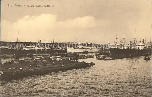 Hamburg Kaiser Wilhelm Hafen Kat. Hamburg