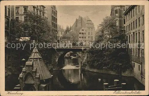 Hamburg Ellerntorsbruecke Kat. Hamburg