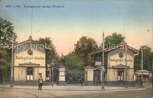 Koeln Rhein Zoologischer Garten Eingang Kat. Koeln