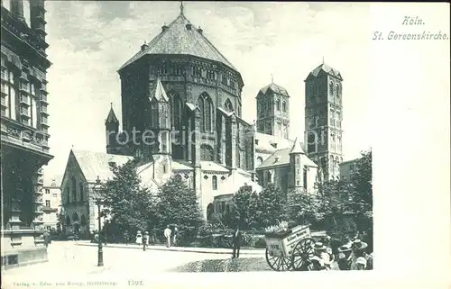 Koeln Rhein St. Gereonskirche Kat. Koeln