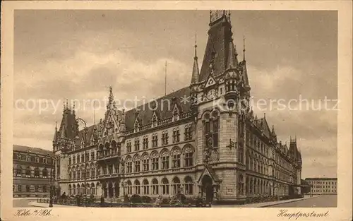 Koeln Rhein Hauptpostamt Kat. Koeln