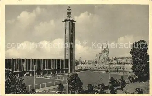 Koeln Rhein Messeturm Kat. Koeln