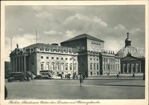 Berlin Staatsoper Unter den Linden Hedwigskirche Kat. Berlin