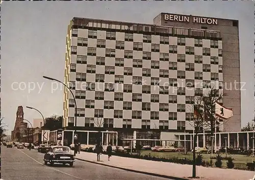 Berlin Hotel Hilton Autos Kat. Berlin