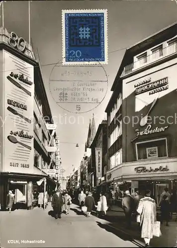 Koeln Rhein Hohestrasse  Kat. Koeln