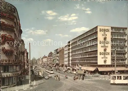 Koeln Rhein Hohenzollernring Strassenbahnen Kat. Koeln