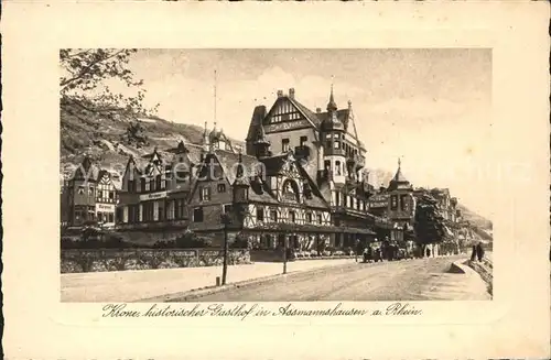 Assmannshausen Gasthaus Krone / Ruedesheim am Rhein /