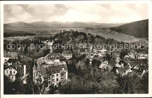 Badenweiler Panorama Kat. Badenweiler