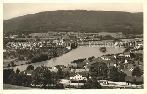 Bad Saeckingen Rhein Panorama Kat. Bad Saeckingen