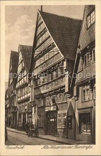 Osnabrueck Alte Haeuser an der Bierstrasse Kat. Osnabrueck