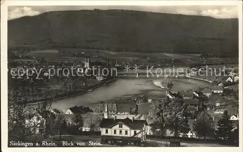 Bad Saeckingen Rheinpanorama Kat. Bad Saeckingen