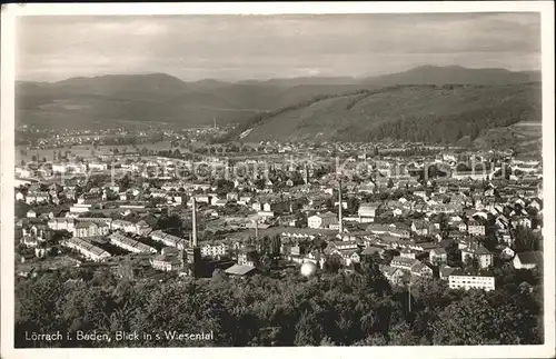 Loerrach Fliegeraufnahme Kat. Loerrach