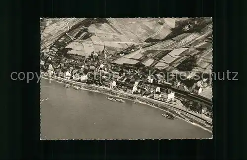 Assmannshausen Fliegeraufnahme / Ruedesheim am Rhein /