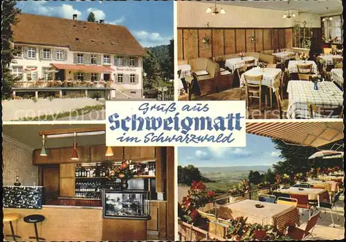 Schweigmatt Cafe Pension Greiner Kat. Schopfheim