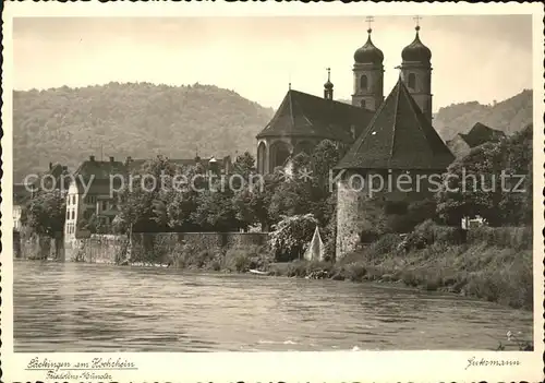 Bad Saeckingen Rhein Kirche Turm Kat. Bad Saeckingen