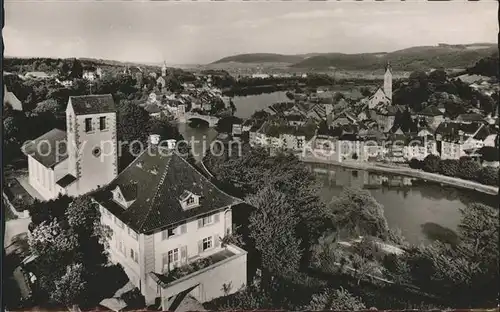 Laufenburg Baden Rhein Panorama Kat. Laufenburg (Baden)