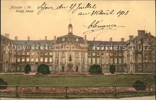 Muenster Westfalen Koenigl. Schloss Kat. Muenster