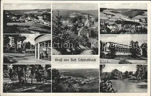 Bad Schwalbach Kurhotel Weiher Weinbrunnen Kat. Bad Schwalbach