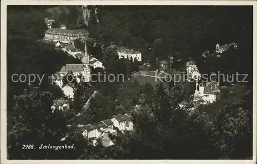 Schlangenbad Taunus Fliegeraufnahme Kat. Schlangenbad