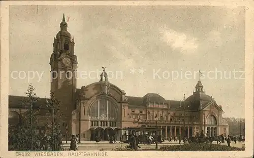 Wiesbaden Hauptbahnhof Kat. Wiesbaden