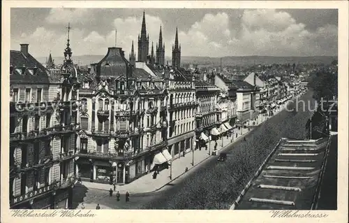 Wiesbaden Wilhelmstrasse Kat. Wiesbaden