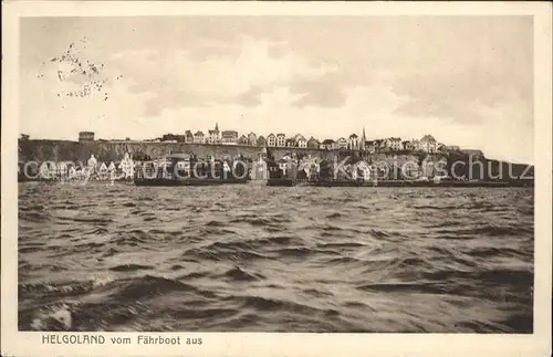 Helgoland Faehrboot  / Helgoland /Pinneberg LKR