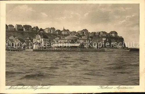 Helgoland Kurhaus Aquarium / Helgoland /Pinneberg LKR