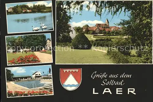 Laer Steinfurt Wappen Stadt Freibad / Laer /Steinfurt LKR