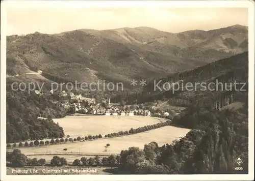 Freiburg Breisgau Schauinsland Guenterstal Kat. Freiburg im Breisgau