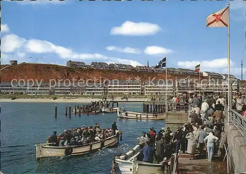 Helgoland Landungsbruecke Falm / Helgoland /Pinneberg LKR