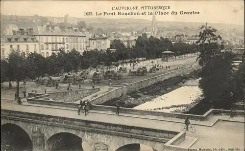 Auvergne Region Le Pont Bourbon la Place du Gravier / Clermont-Ferrand /Arrond. de Clermont-Ferrand
