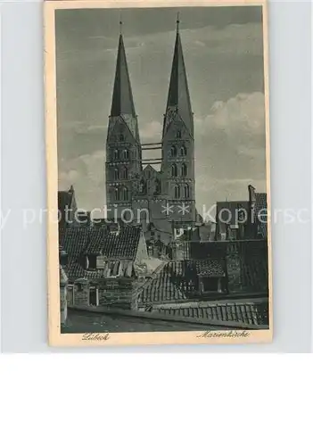 Luebeck Marienkirche Kat. Luebeck