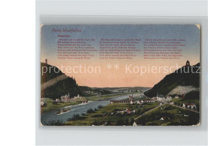 Porta Westfalica Bismarckturm Jacobsberg Kaiser Wilhelm Denkmal