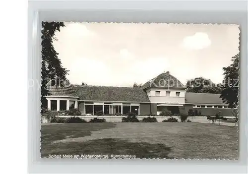 Melle Osnabrueck Solbad Kurmittelhaus Kat. Melle