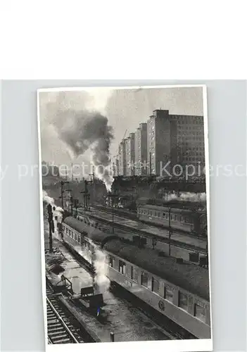 Hamburg Bahnhof Zugverkehr Kat. Hamburg