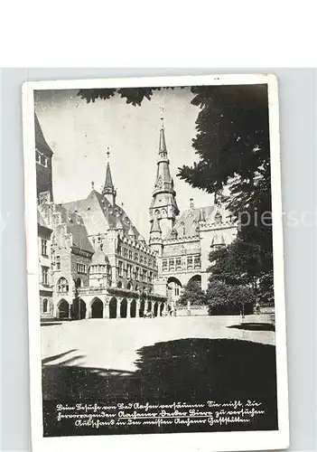 Aachen Marktplatz Rathaus Kirche Kat. Aachen