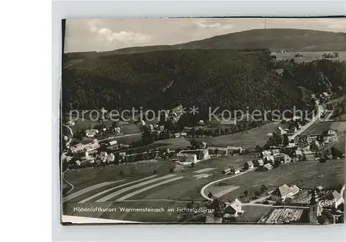 Warmensteinach Fliegeraufnahme Kat. Warmensteinach Fichtelgebirge