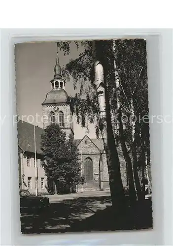 Wiedenbrueck Rathaus mit St Aegidius Pfarrkirche Kat. Rheda Wiedenbrueck