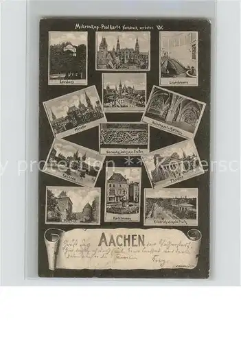 Aachen Teilansichten Bauwerke und Sehenswuerdigkeiten Kat. Aachen