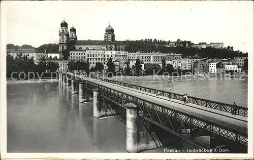 Passau Innbruecke mit Dom Kat. Passau