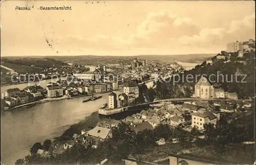 Passau Gesamtansicht Kat. Passau