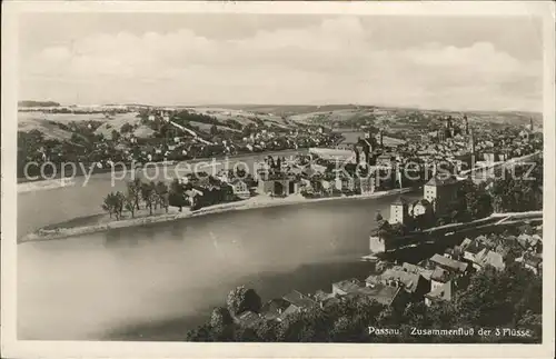 Passau Panorama Kat. Passau