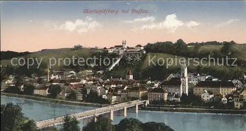 Passau Mariahilf Berg Bruecke Kat. Passau