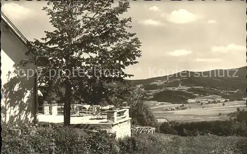 Ruhmannsfelden Gasthof zur Hoehenluft Kat. Ruhmannsfelden