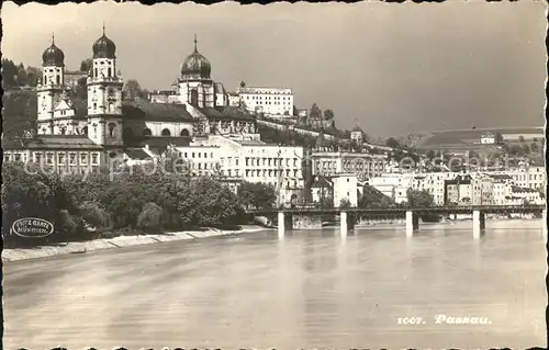 Passau Bruecke Dom Kat. Passau