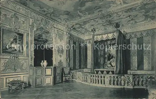 Schleissheim Oberschleissheim Kgl Schloss und Gemaeldegalerie Schlafzimmer Kaiser Karl VII Kat. Oberschleissheim