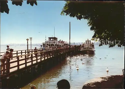 Herrsching Ammersee Bootsanlegestelle Faehren Kat. Herrsching a.Ammersee