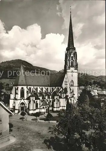 Schoenau Schwarzwald Kath Pfarrkirche Kat. Schoenau im Schwarzwald