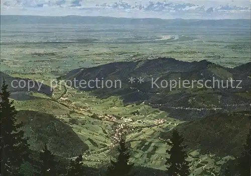 Belchen Baden Panorama Kat. Neuenweg